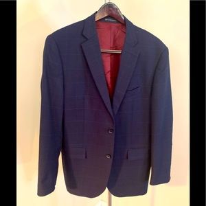 Perry Ellis Portfolio - Blue Plaid Blazer - 44R